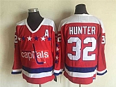 Capitals 32 Dale Hunter Red CCM Throwback Stitched Jersey,baseball caps,new era cap wholesale,wholesale hats